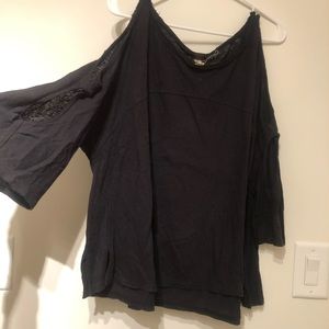 Free People cold shoulder tee shirt